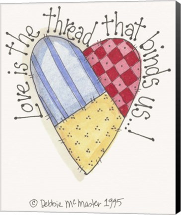 Framed Love Binds Us Print