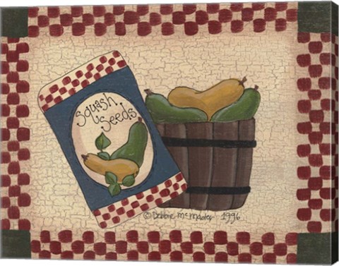 Framed Squash Seeds Print