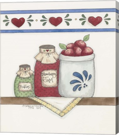 Framed Strawberry Jam Print