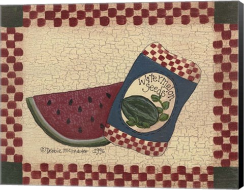 Framed Watermelon Seeds Print