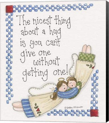 Framed Angel Hug Print