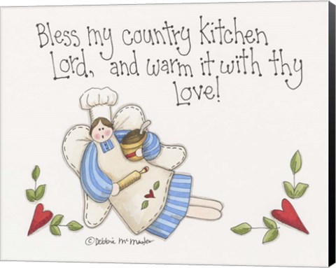 Framed Country Kitchen Print