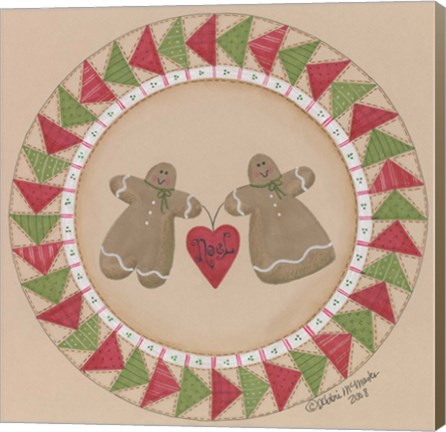 Framed Gingerbread Pair Print