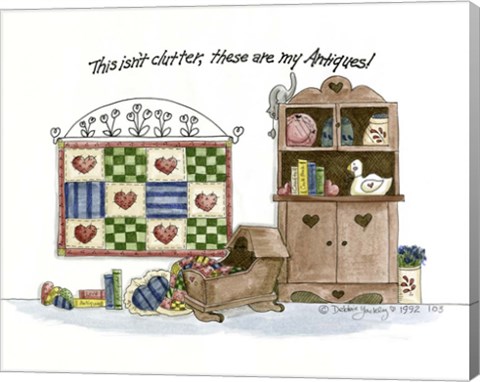 Framed This Isn&#39;t Clutter Print