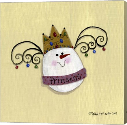 Framed Egg Princess Print