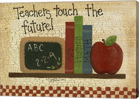 Framed Teachers Touch The Future Print