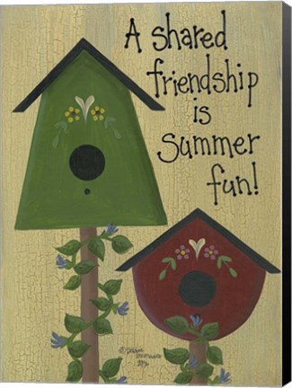 Framed Shared Friendship Print