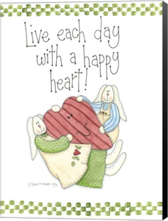 Framed Happy Heart Print