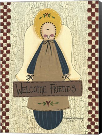 Framed Welcome Friends Print
