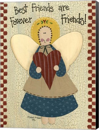 Framed Best Friends Are Forever Print