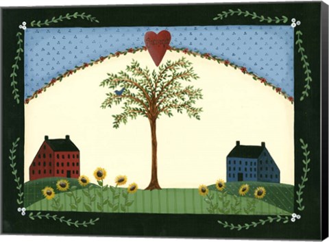 Framed Summer Tree Print