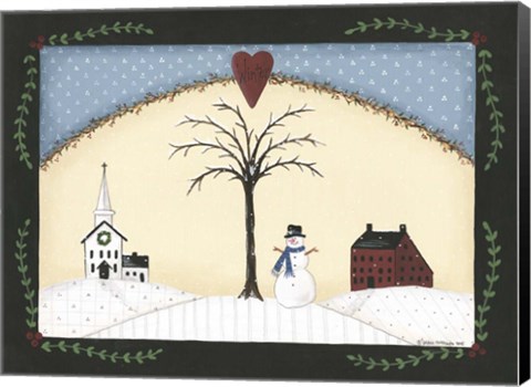 Framed Winter Tree Print