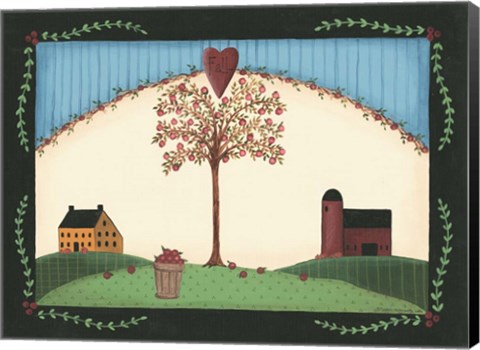 Framed Fall Tree Print