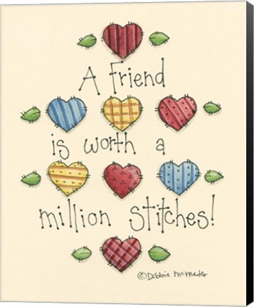 Framed Friend Is Worth Print