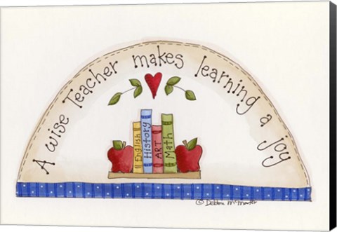 Framed Wise Teacher Print