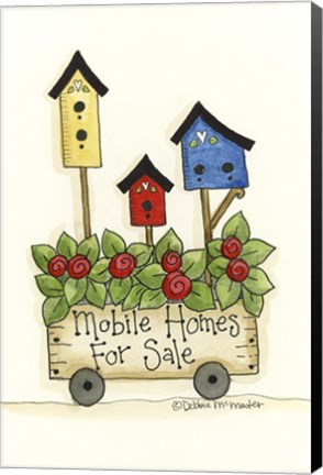 Framed Mobile Homes For Sale Print