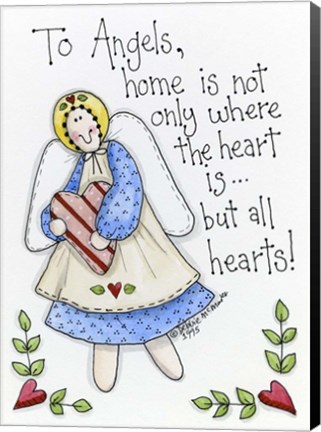 Framed To Angels Print