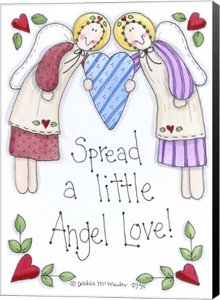 Framed Spread A Little Angel Love Print