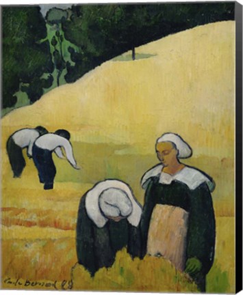 Framed Harvest, 1888 Print