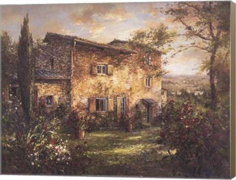 Framed Tuscan Farmhouse Print
