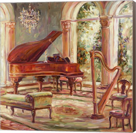 Framed Music Room II Print