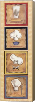 Framed French Chefs Print