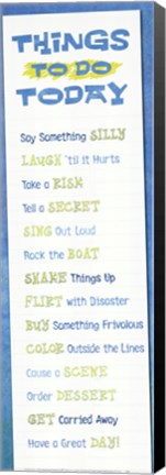Framed To-Do List Print