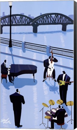 Framed Riverside Drive Print