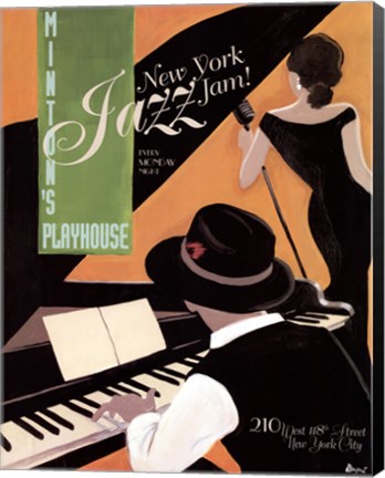 Framed Minton's Playhouse Print