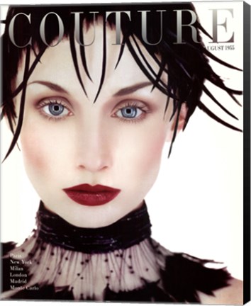 Framed Couture August 1955 Print