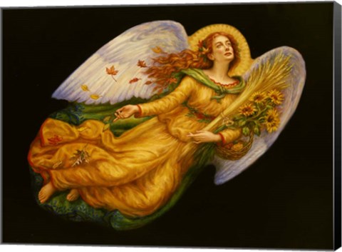 Framed Angels 4 Print