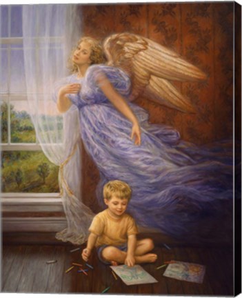 Framed Angel 10 Print