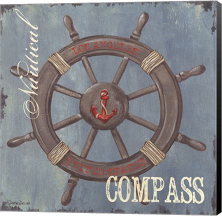 Framed Compass Print