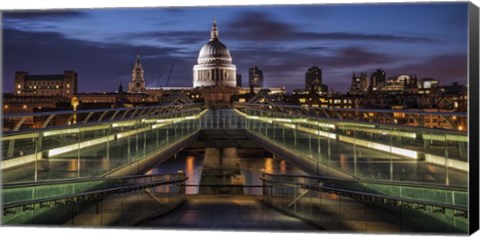 Framed Symmetries Of London Print
