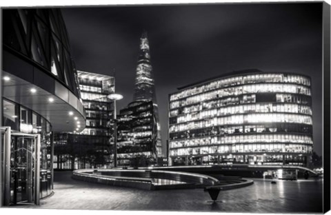 Framed Gotham Side of London Print