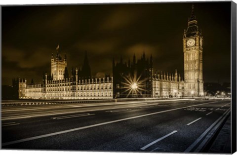 Framed Houses of Parliament Print
