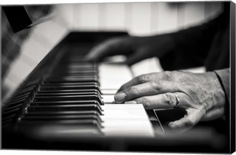 Framed Piano Print