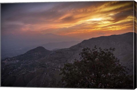 Framed Looking for Etna Print