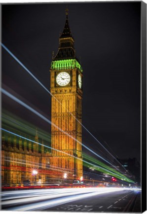 Framed Streams Over Westminster Print