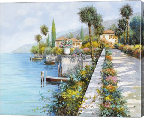 Framed Lungo Lago Print