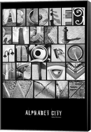Framed Alphabet City Print
