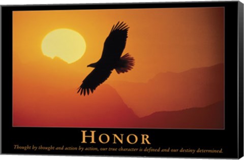 Framed Honor Print
