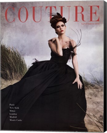 Framed Couture November 1959 Print