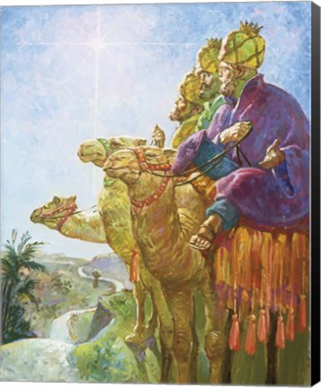 Framed Three Wise Men Print