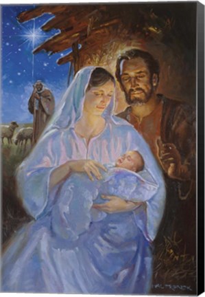 Framed Holy Family Print
