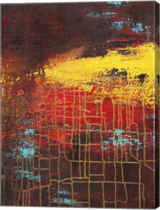 Framed Nimble Morning Canvas I Print