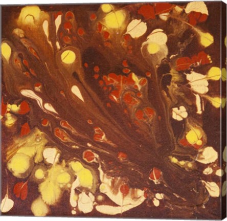 Framed Golden Dragon V Print