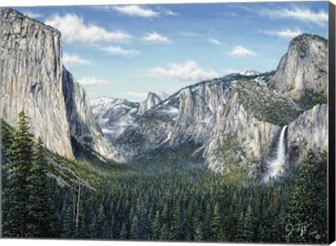 Framed Yosemite Valley Print