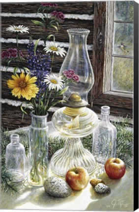 Framed At The Window Print