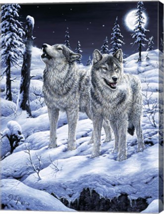 Framed Lunar Calling Print
